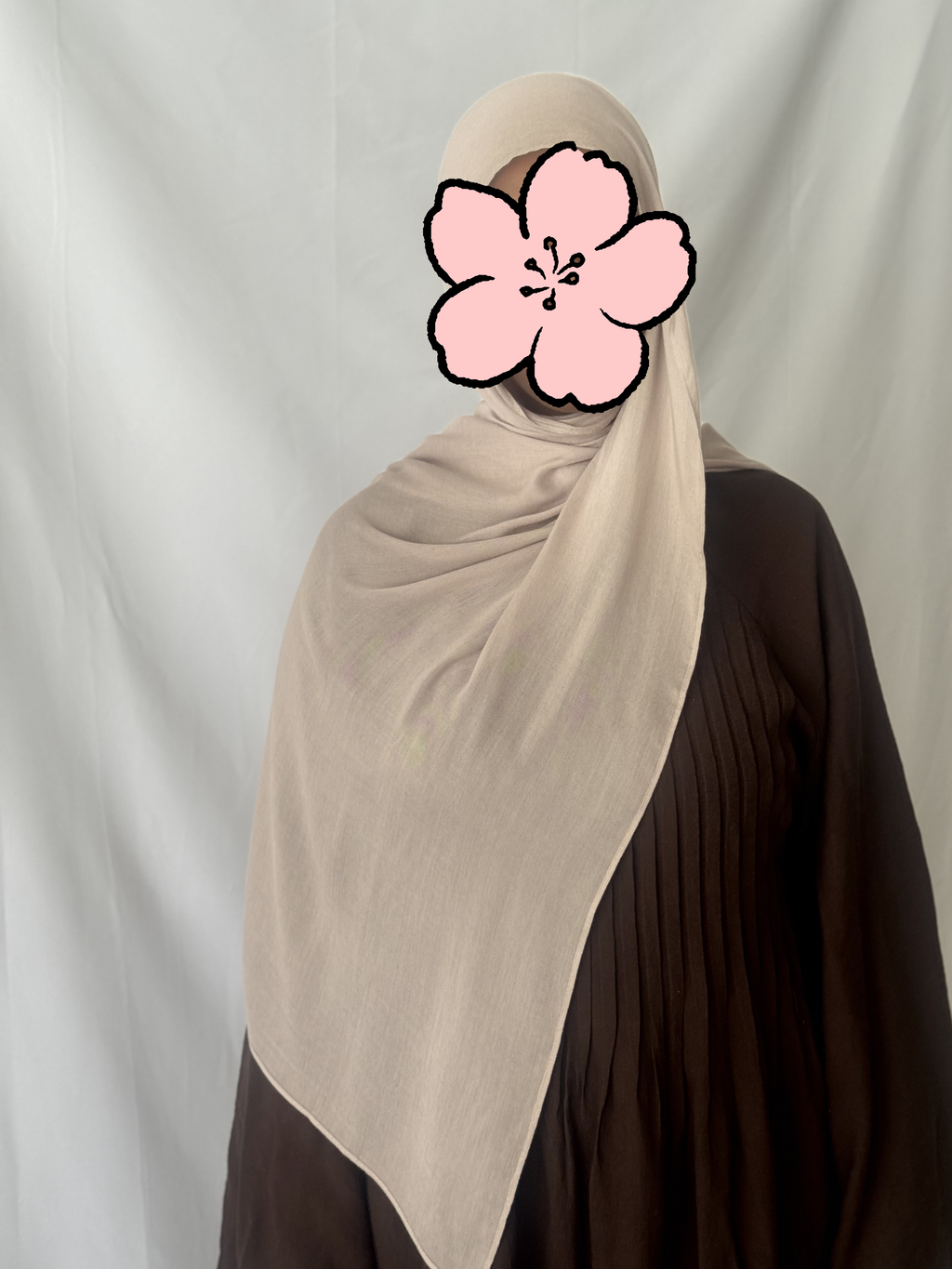 Bamboo Modal Hijab - Sand