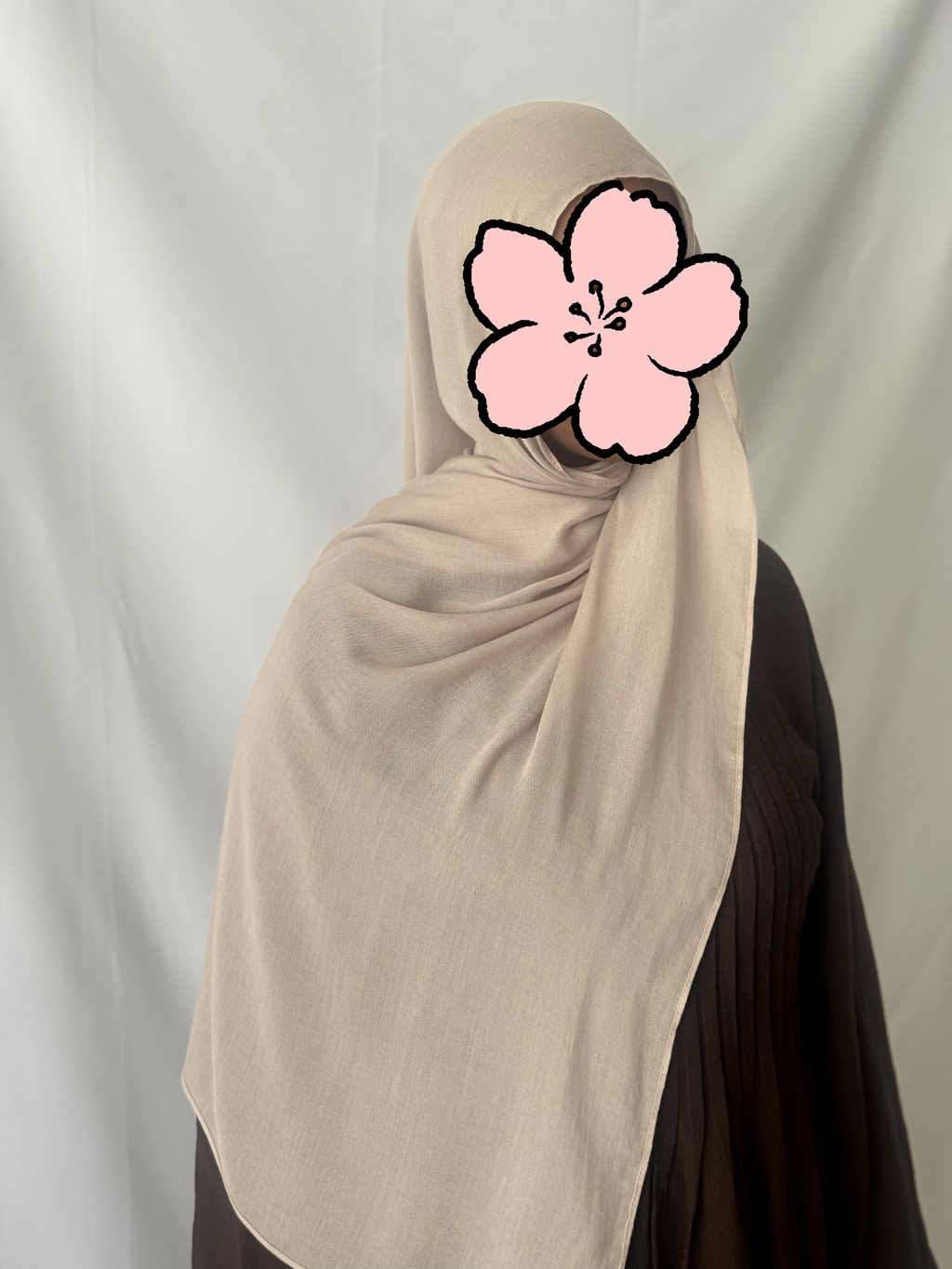 Bamboo Modal Hijab - Sand