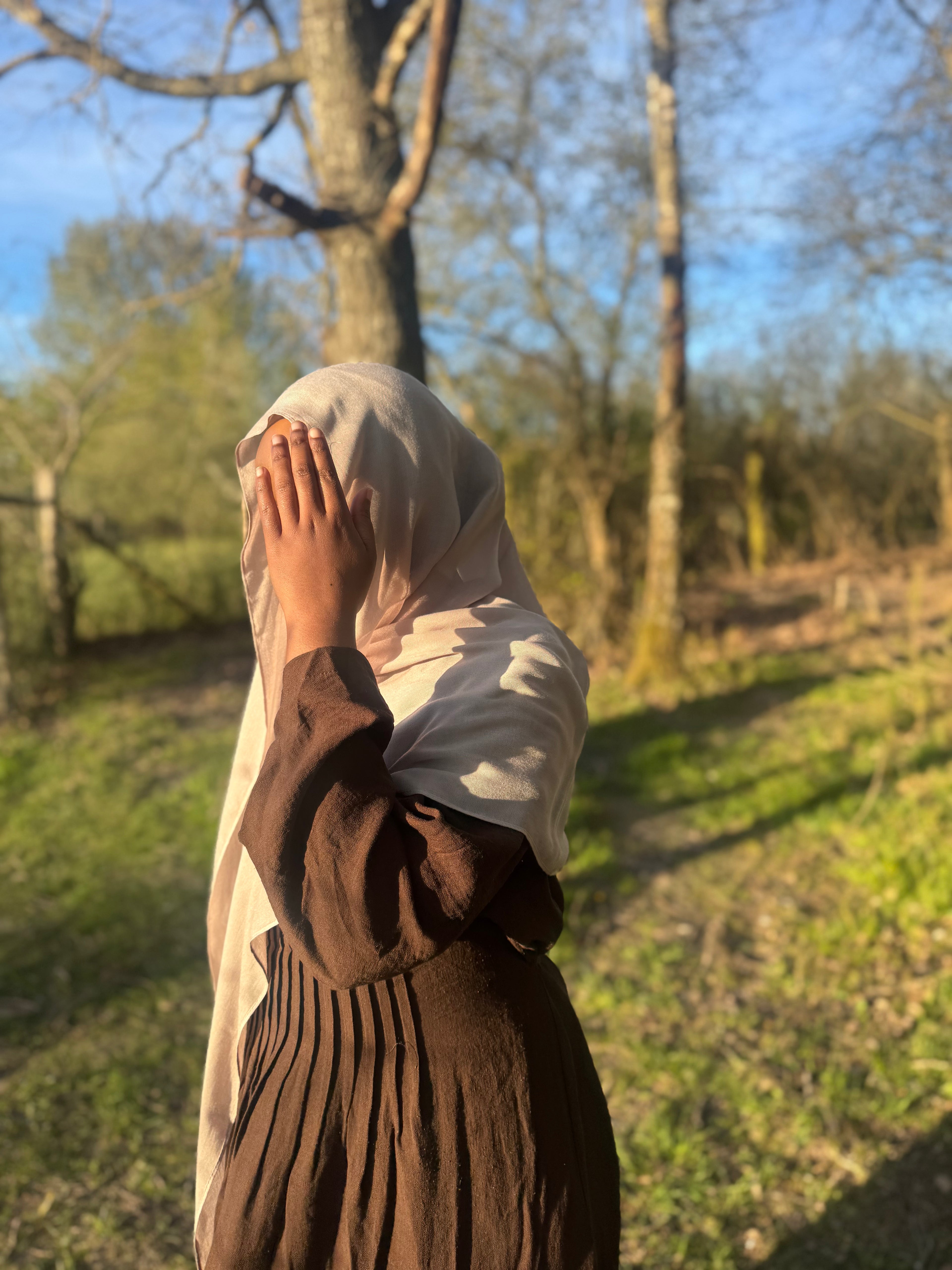 Bamboo Modal Hijab - Sand