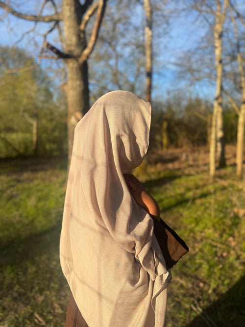 Bamboo Modal Hijab - Sand
