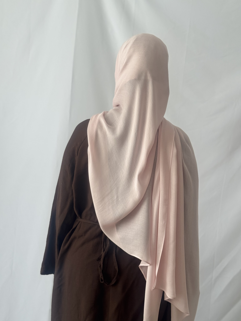 Bamboo Modal Hijab - Mild Lysserød