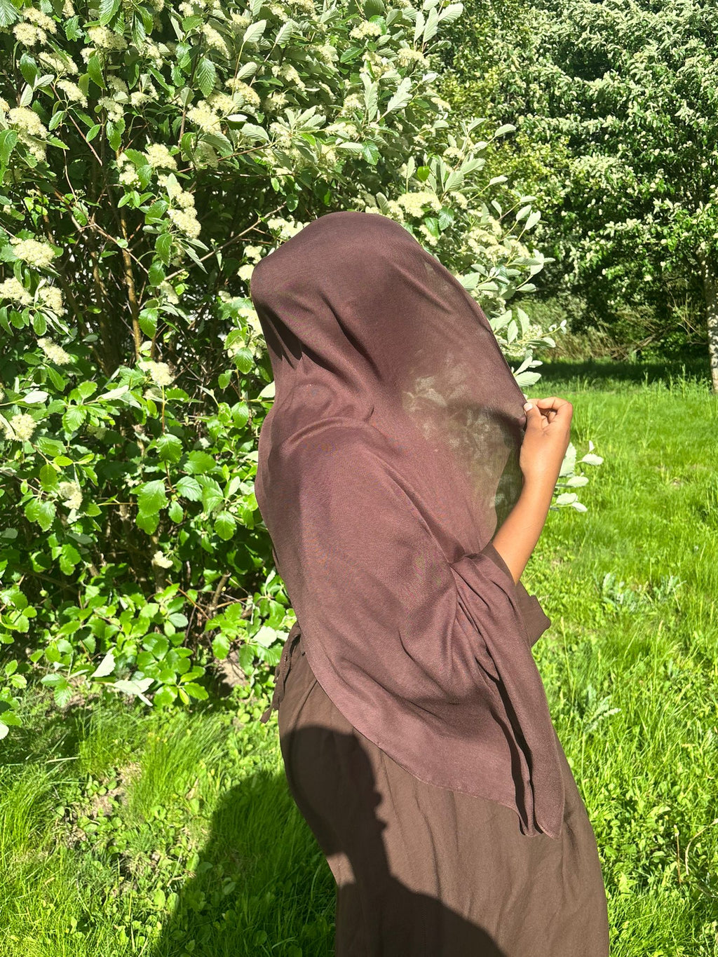 Bamboo Modal Hijab – Mørkebrun